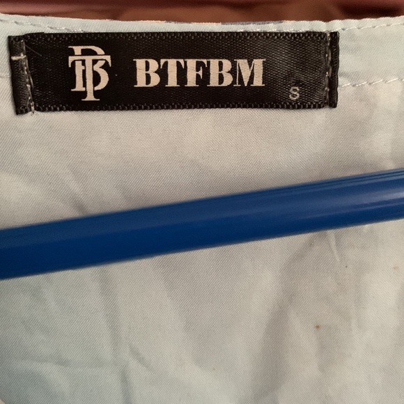 BTFBM Blue midi dress - Picture 4 of 5